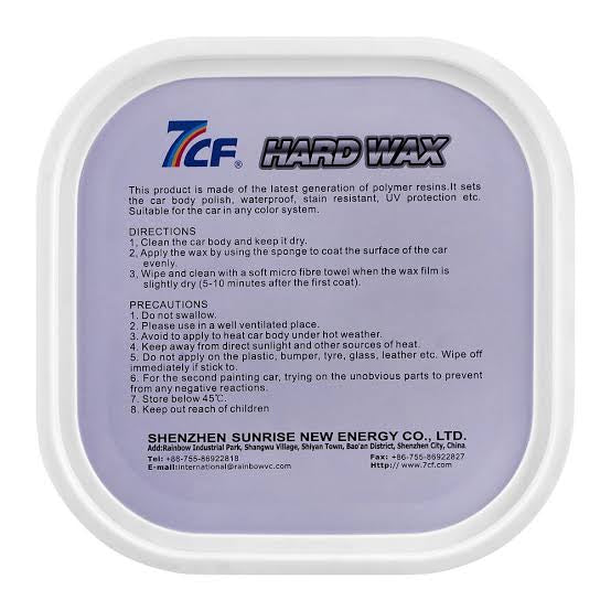 Original 7CF Hard Wax – Car Body Polish & Paint Protection Wax ( imported )