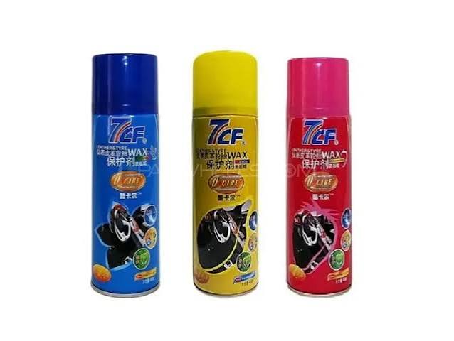 ORIGNAL 7CF Leather & Tyre Wax Spray – Premium Shine & Protection | Car Interior & Tyre Care(IMPORTED)