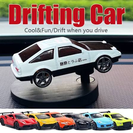 ORIGNAL Drifting Car Dashboard Toy – Miniature Racing Car | Stylish Car Interior Decoration & Fun Dashboard Accessory (IMPORTED)