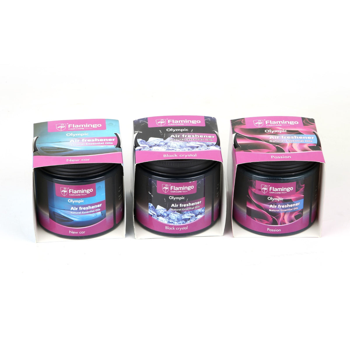 ORIGNAL Flamingo Olympic Air Freshener – Natural Essential Oils | Long-Lasting New Car Fragrance (IMPORTED)