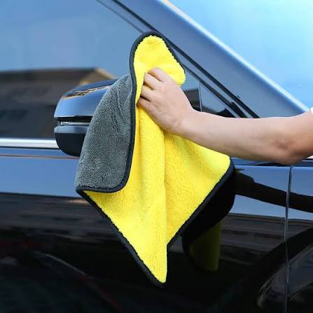 SHINEX ORIGNAL Microfiber Double-Sided Small Towel – Premium Car Cleaning Cloth | Soft, Absorbent & Scratch-Safe ( IMPORTED )