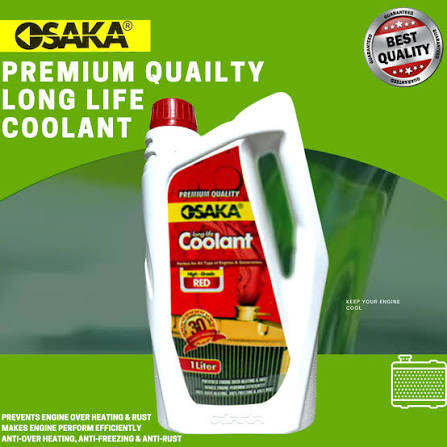 ORIGNAL Osaka Red Coolant – Premium Engine Coolant | Overheating & Corrosion Protection(IMPORTED)