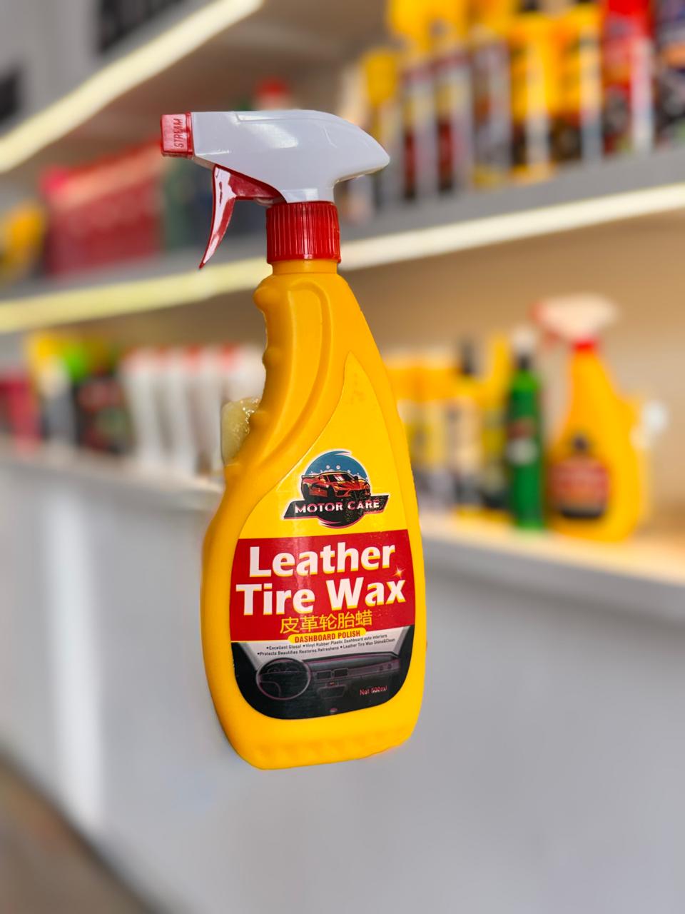ORIGNAL Motor Care Leather & Tire Wax – Premium Dashboard Polish | Leather, Tyre & Interior Shine & Protection(IMPORTED)